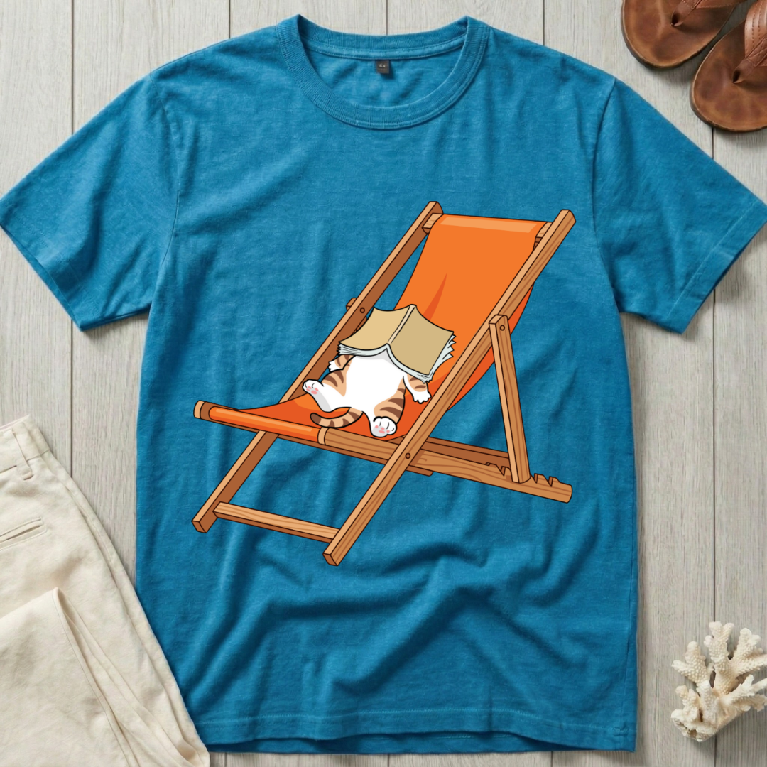 Lounge Chair Cat T-Shirt