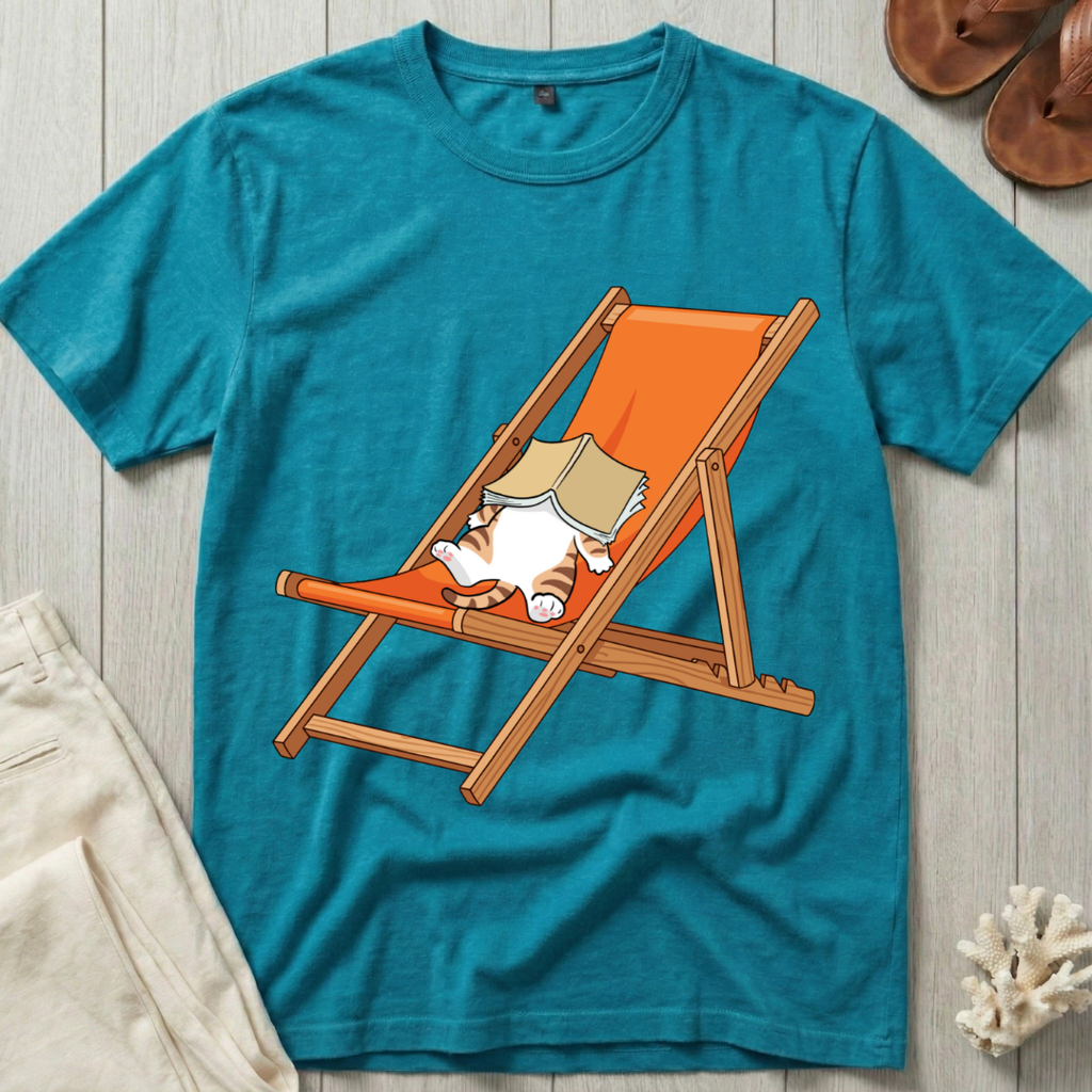 Lounge Chair Cat T-Shirt
