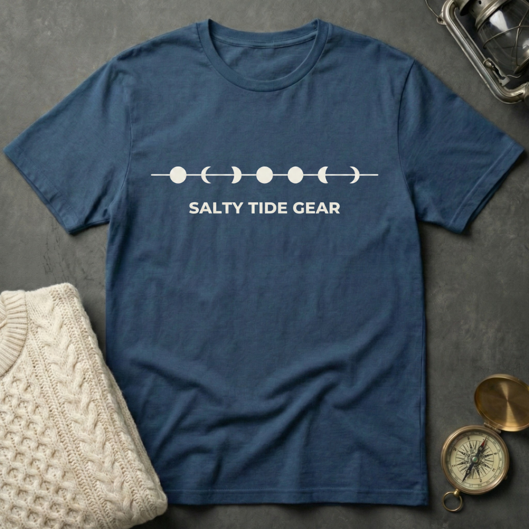 Moon Phases · Salty Tide Gear T-Shirt