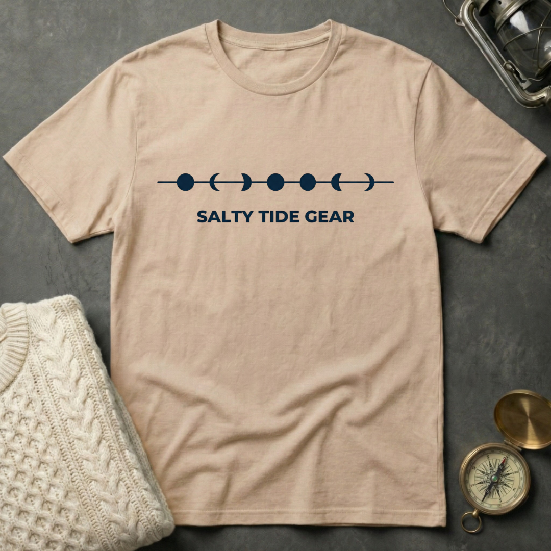 Moon Phases · Salty Tide Gear T-Shirt