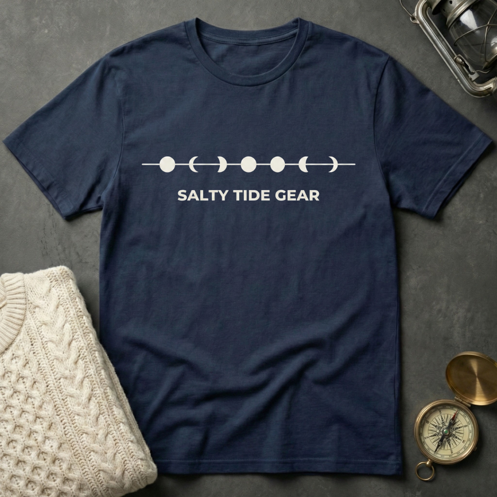 Moon Phases · Salty Tide Gear T-Shirt