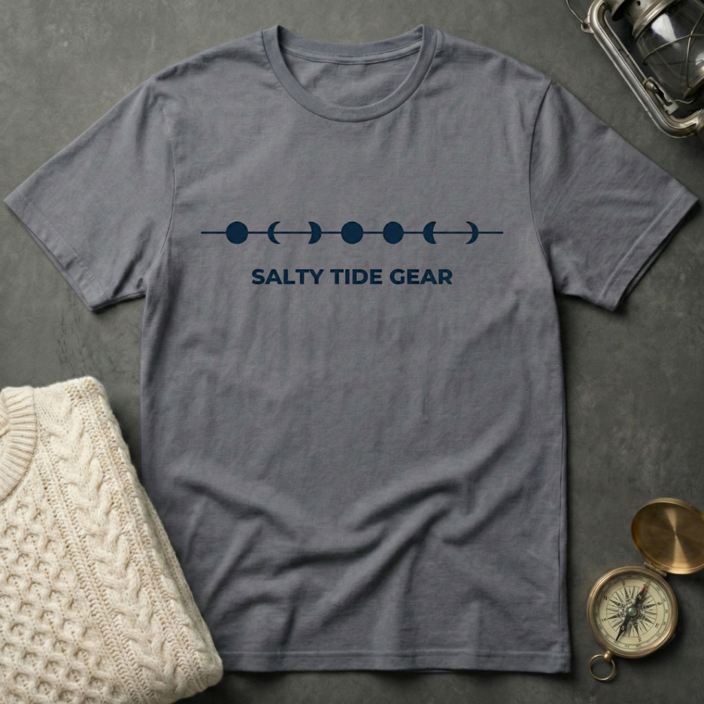 Moon Phases · Salty Tide Gear T-Shirt