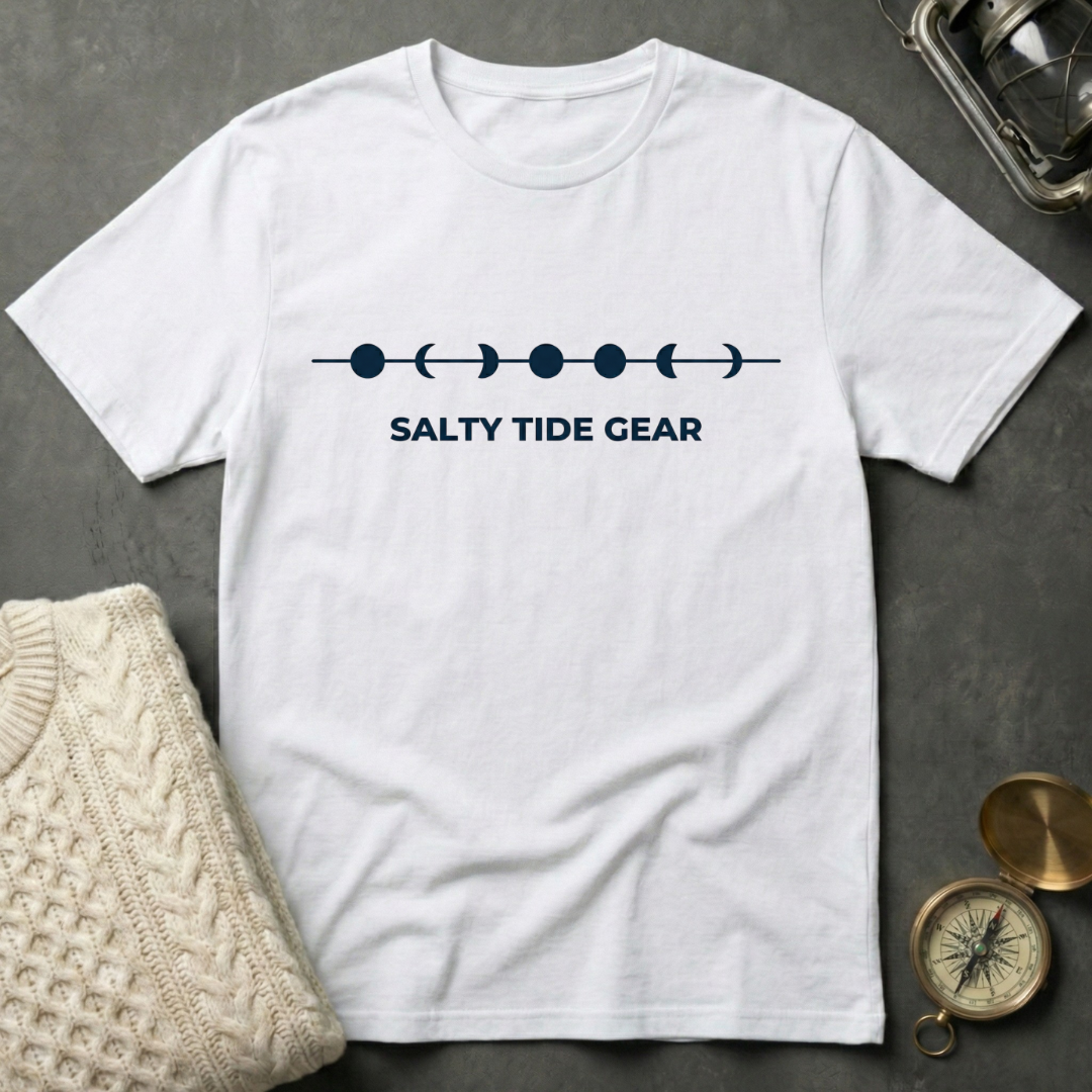 Moon Phases · Salty Tide Gear T-Shirt