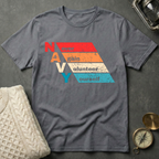 NAVY · Never Again Volunteer Yourself - Distressed Retro T-Shirt