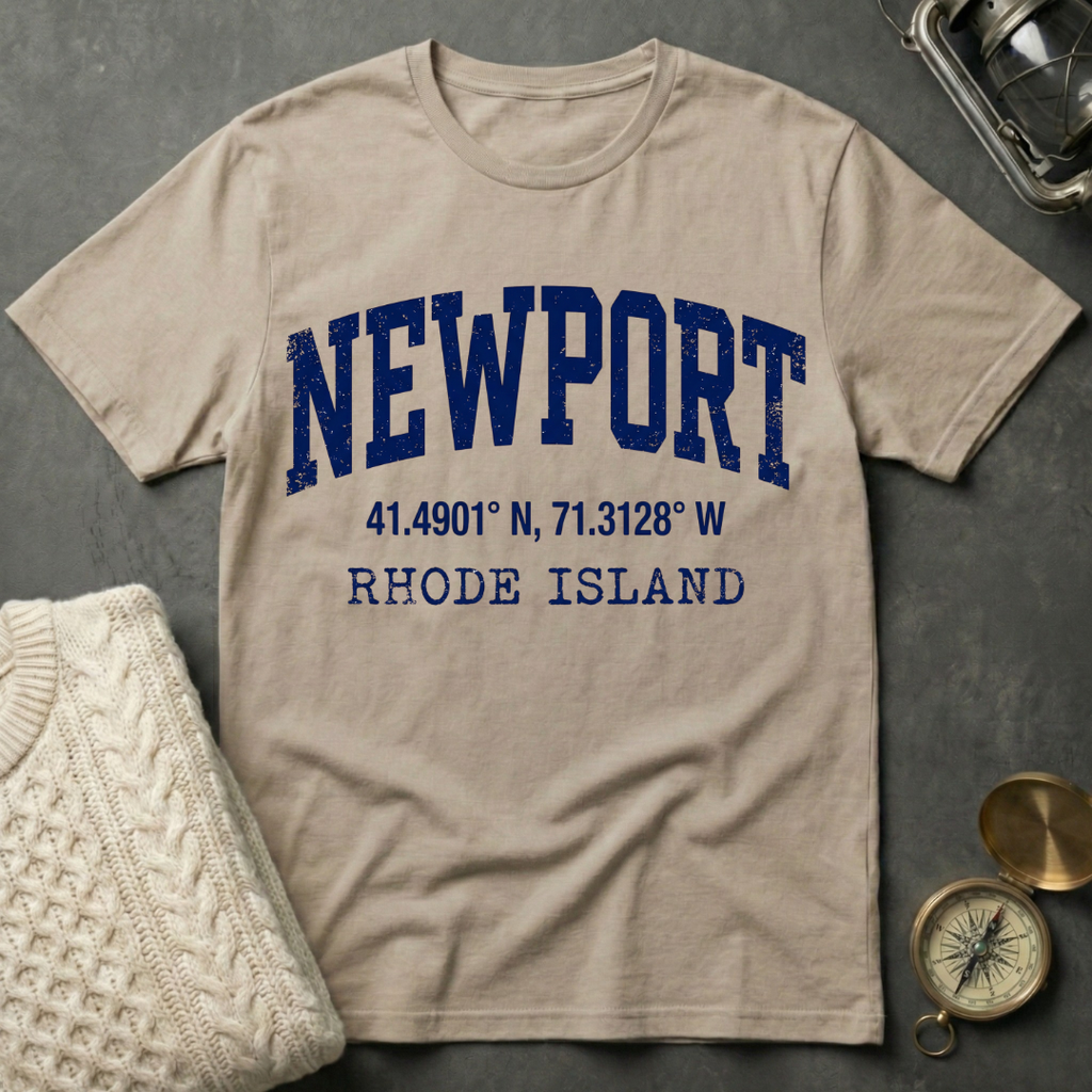 Newport, RI Coordinates T-Shirt
