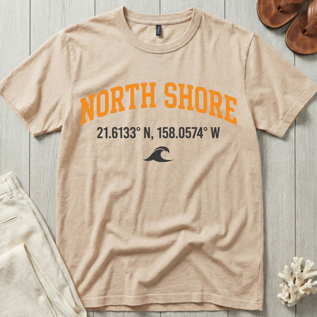 North Shore Coordinates T-Shirt