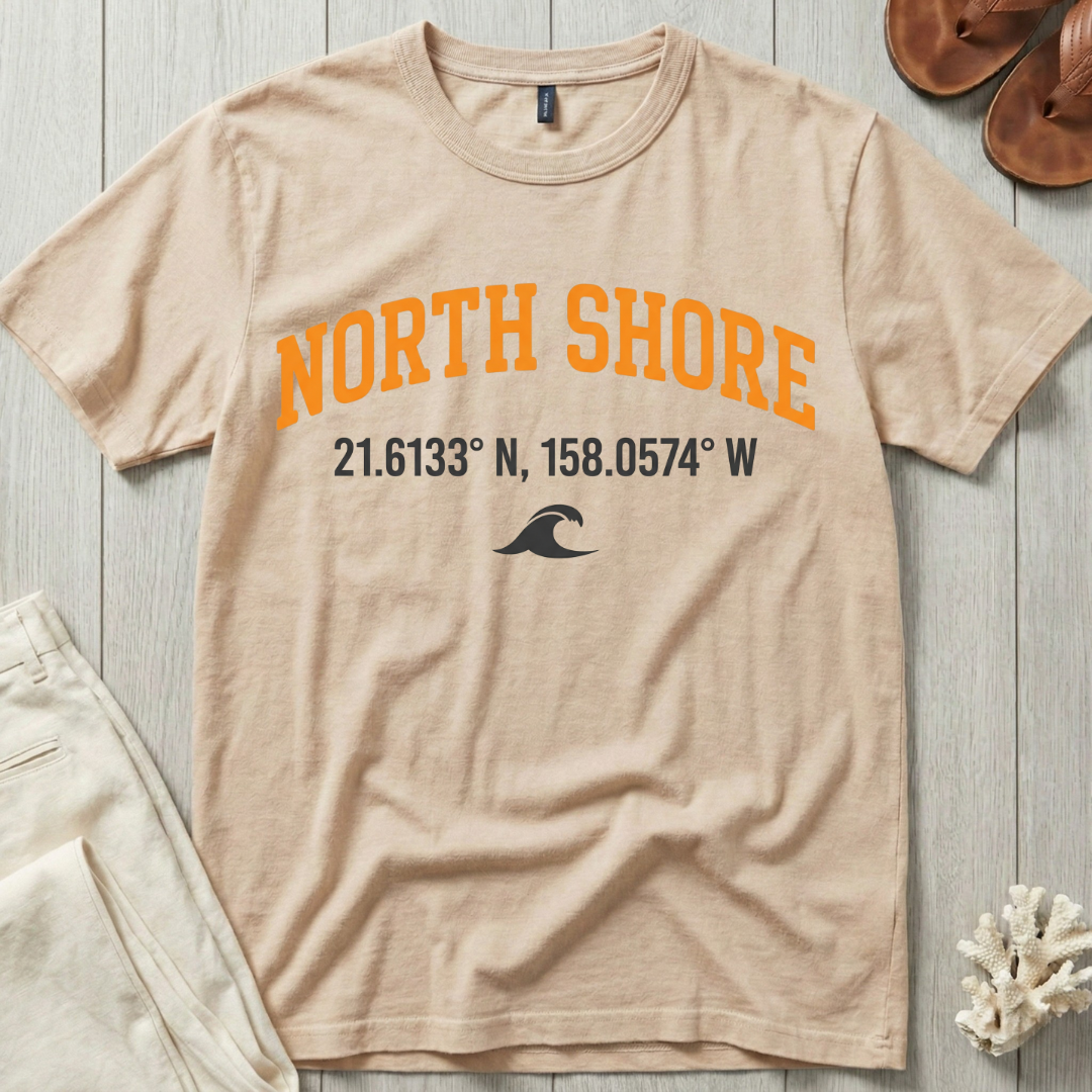 North Shore Coordinates T-Shirt