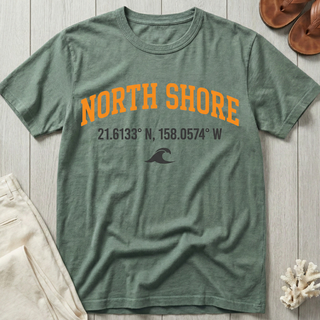 North Shore Coordinates T-Shirt