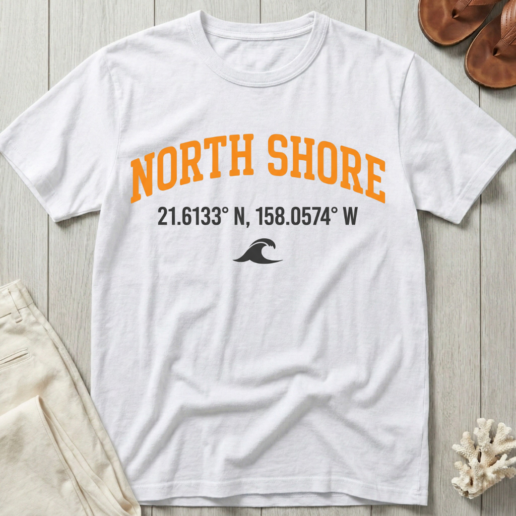 North Shore Coordinates T-Shirt