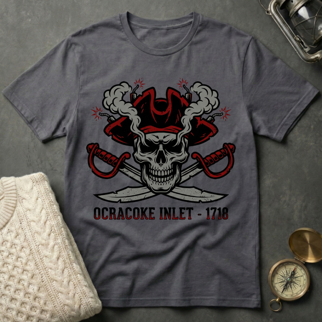 Ocracoke Inlet · 1718 T-Shirt