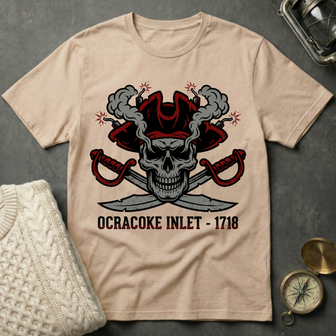 Ocracoke Inlet · 1718 T-Shirt