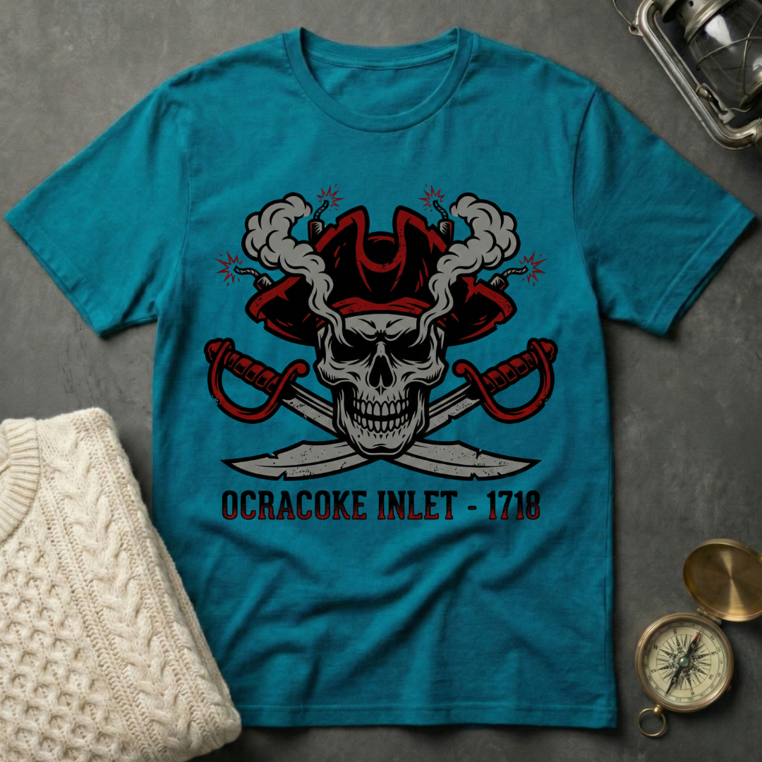 Ocracoke Inlet · 1718 T-Shirt