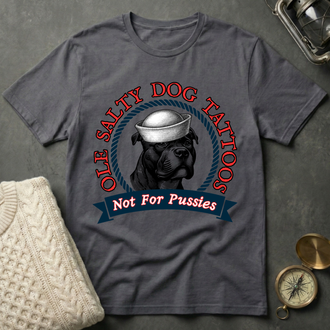 Ole Salty Dog Tattoos T-Shirt
