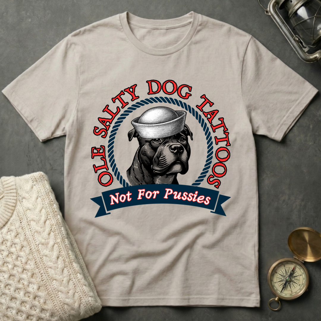 Ole Salty Dog Tattoos T-Shirt
