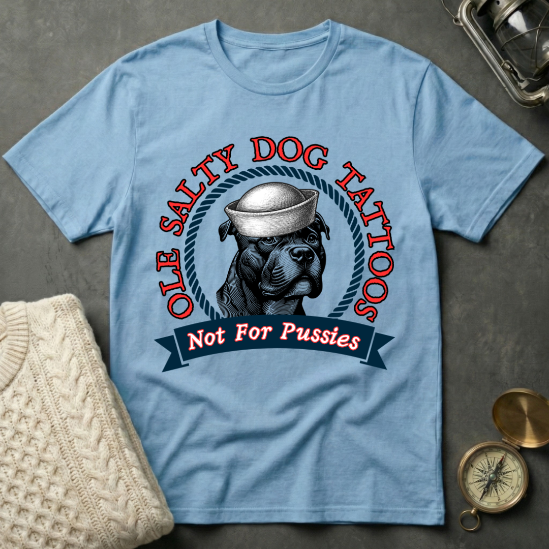 Ole Salty Dog Tattoos T-Shirt