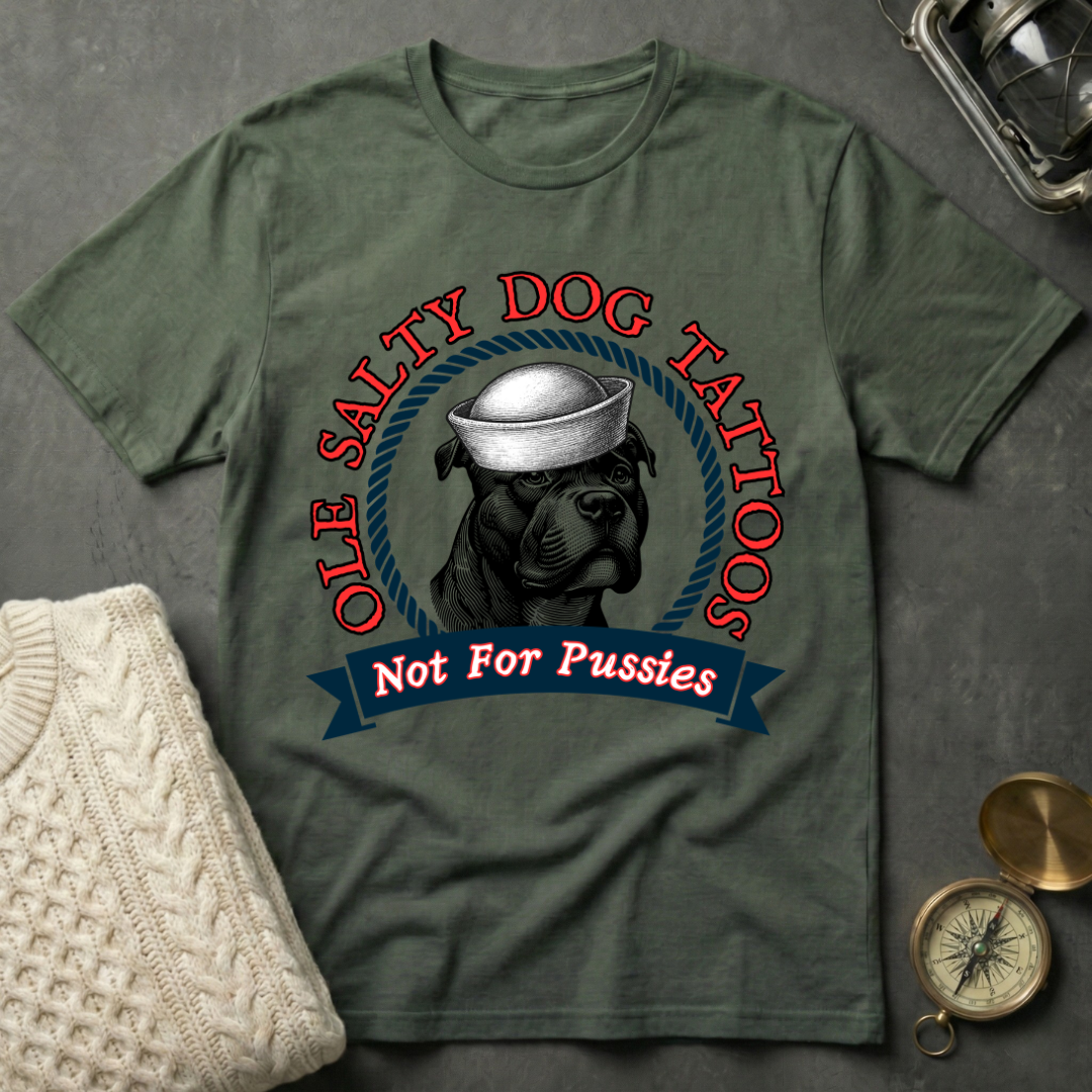 Ole Salty Dog Tattoos T-Shirt