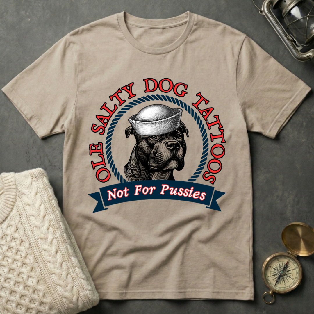 Ole Salty Dog Tattoos T-Shirt