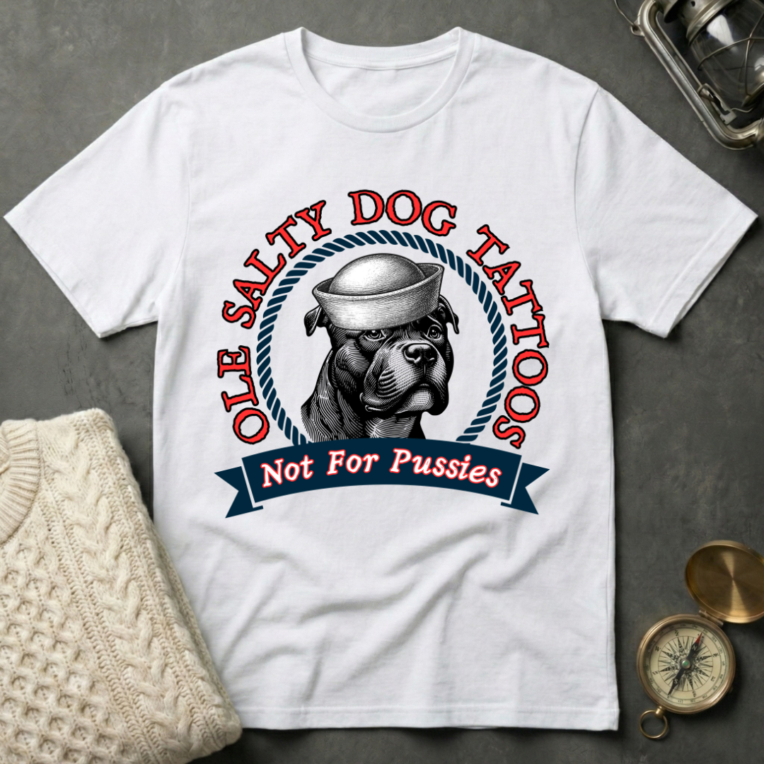 Ole Salty Dog Tattoos T-Shirt