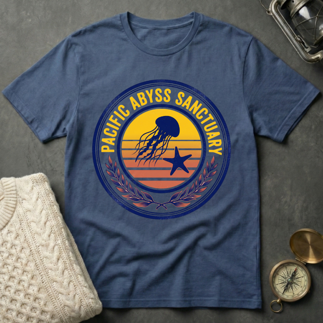 Pacific Abyss Sanctuary - Retro Emblem T-Shirt