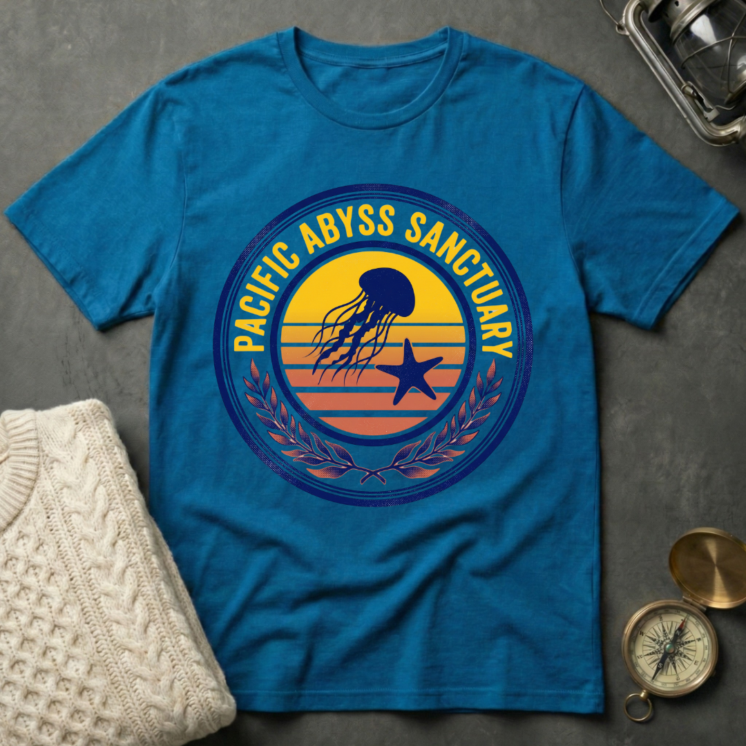 Pacific Abyss Sanctuary - Retro Emblem T-Shirt
