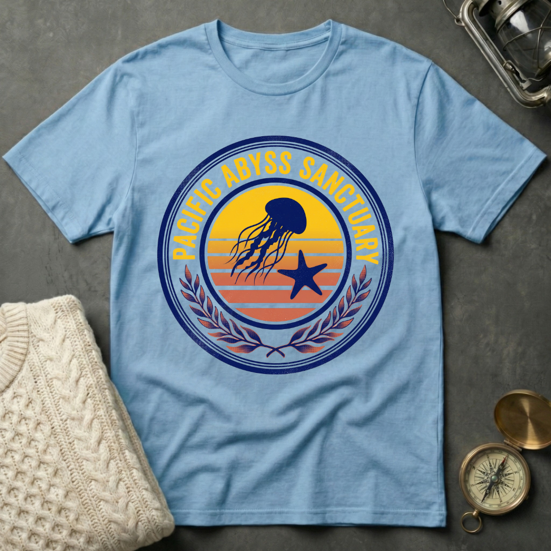 Pacific Abyss Sanctuary - Retro Emblem T-Shirt
