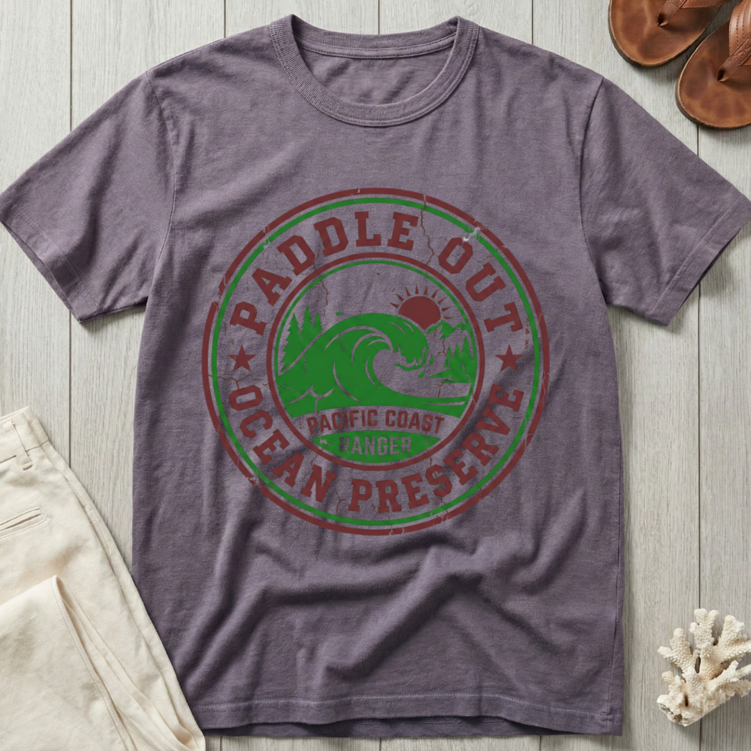 Paddle Out Ocean Preserve - Emblem T-Shirt