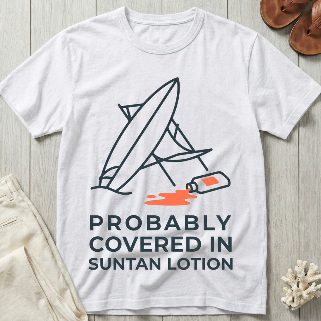 Probably Covered In Suntan Lotion T-Shirt