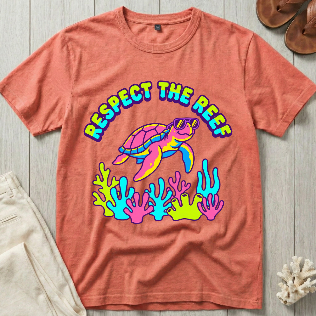 Respect the Reef - 80s Retro T-Shirt