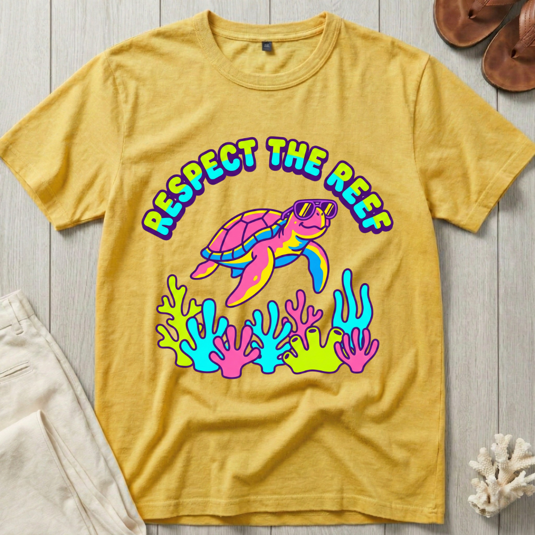 Respect the Reef - 80s Retro T-Shirt