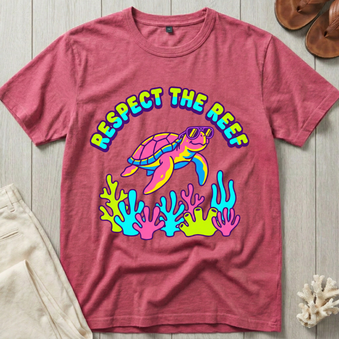 Respect the Reef - 80s Retro T-Shirt