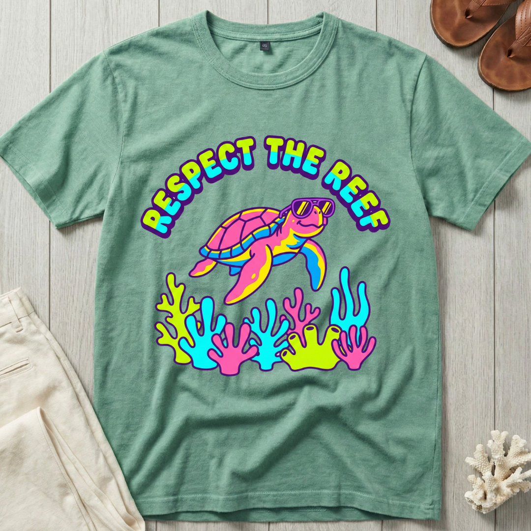 Respect the Reef - 80s Retro T-Shirt