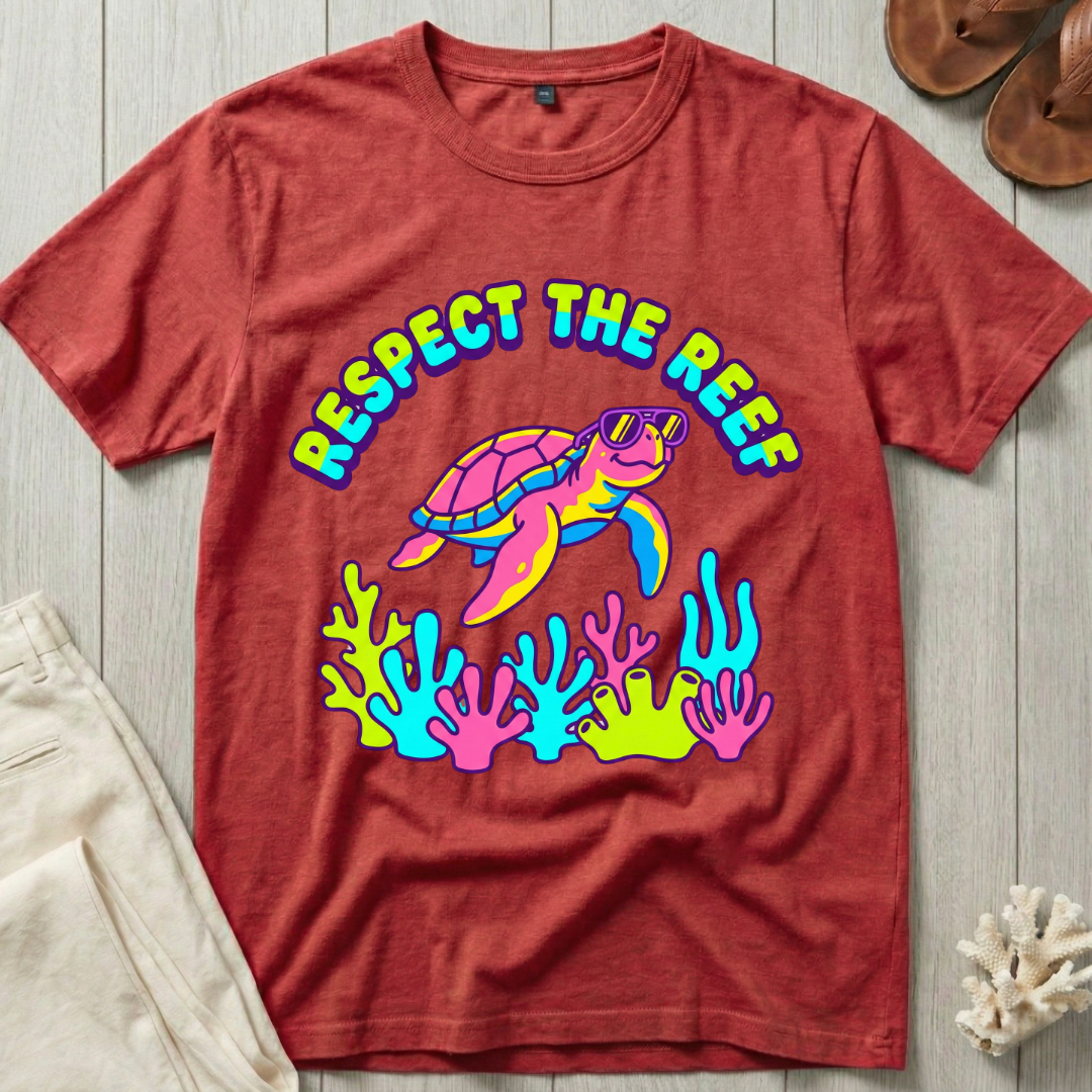 Respect the Reef - 80s Retro T-Shirt