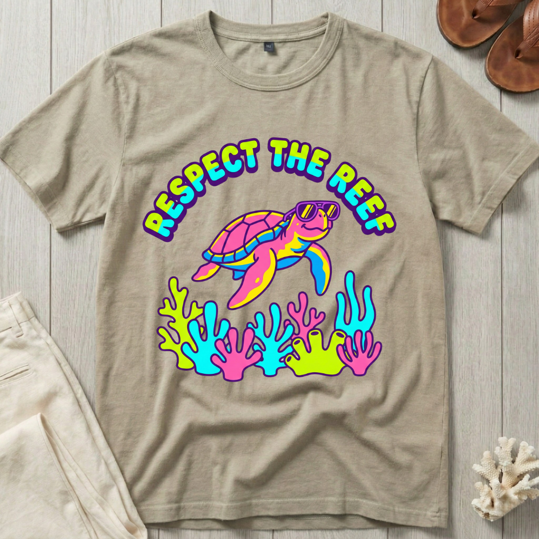 Respect the Reef - 80s Retro T-Shirt