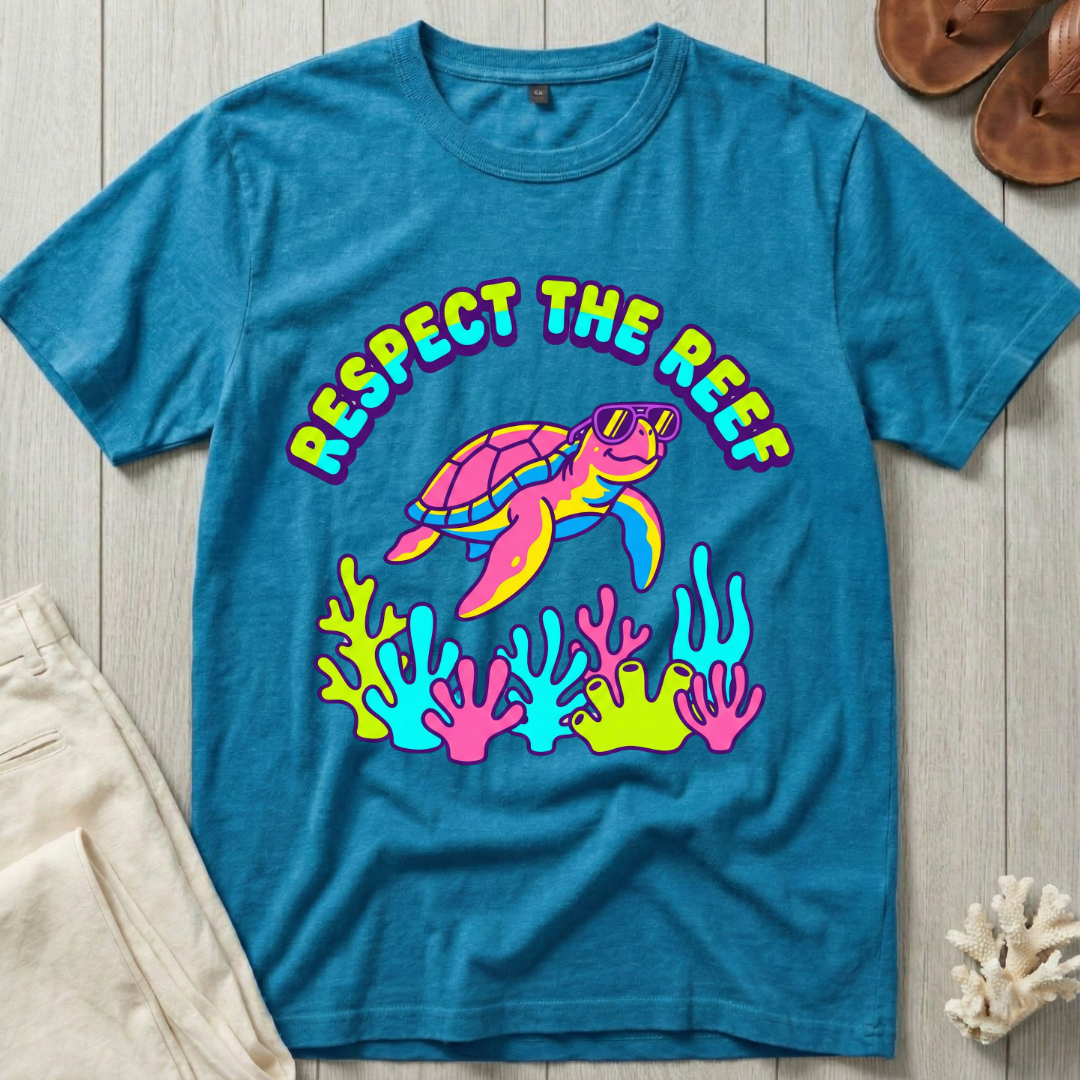 Respect the Reef - 80s Retro T-Shirt