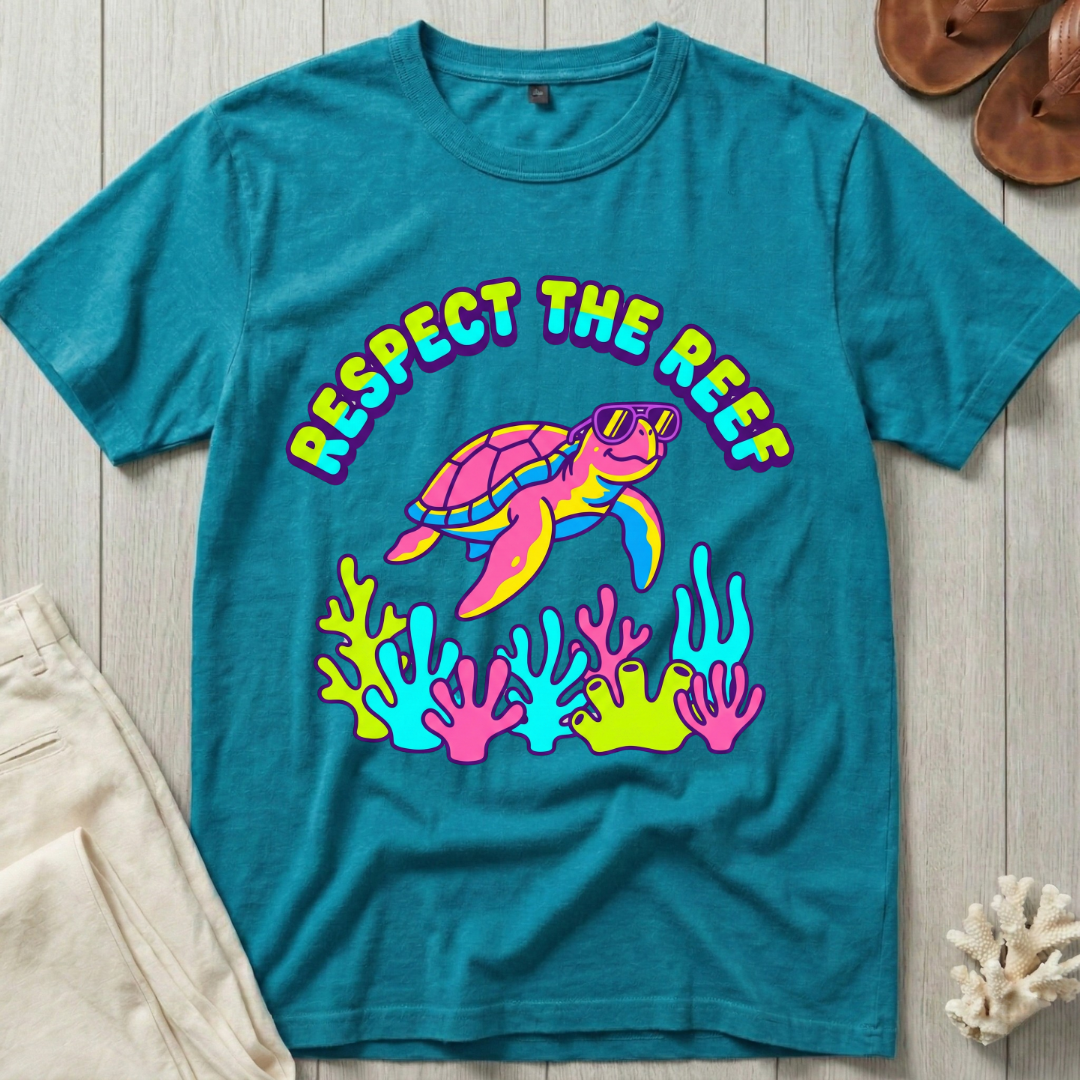 Respect the Reef - 80s Retro T-Shirt