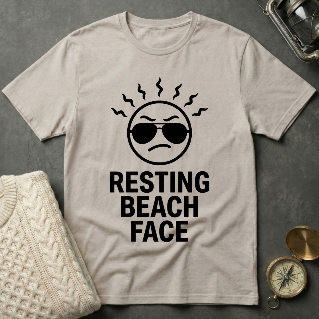 Resting Beach Face T-Shirt