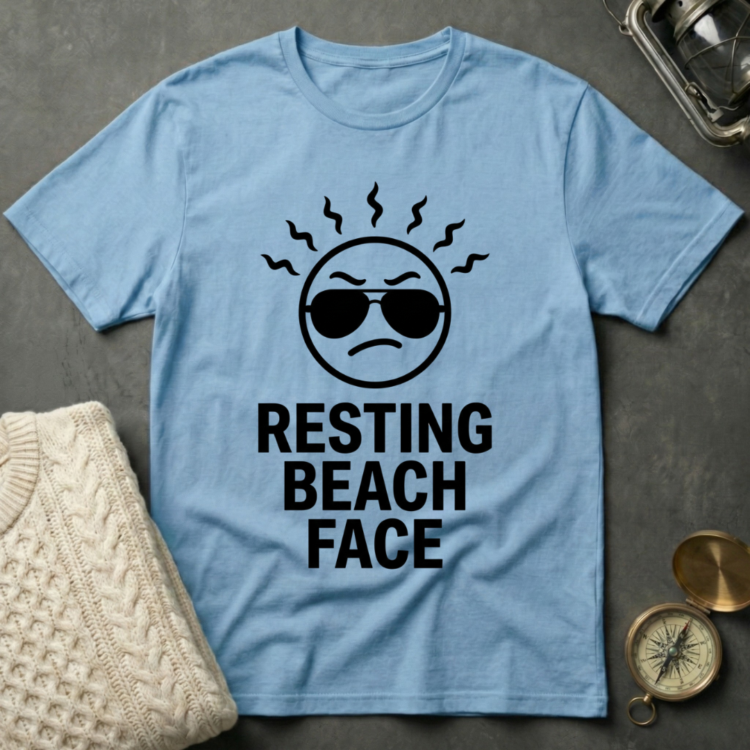 Resting Beach Face T-Shirt