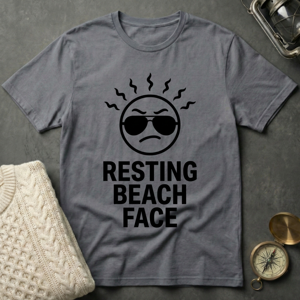 Resting Beach Face T-Shirt