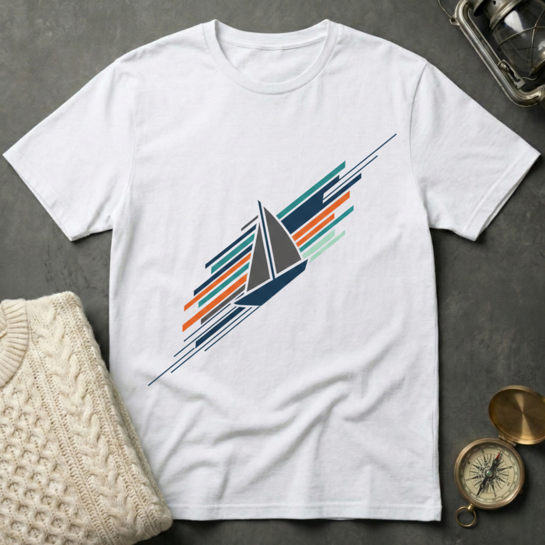 Sailboat - On Edge T-Shirt