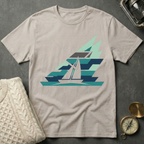 Sailboat - Shadowed T-Shirt