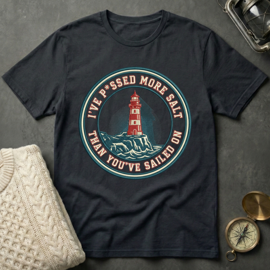 Salty Lighthouse Badge T-Shirt