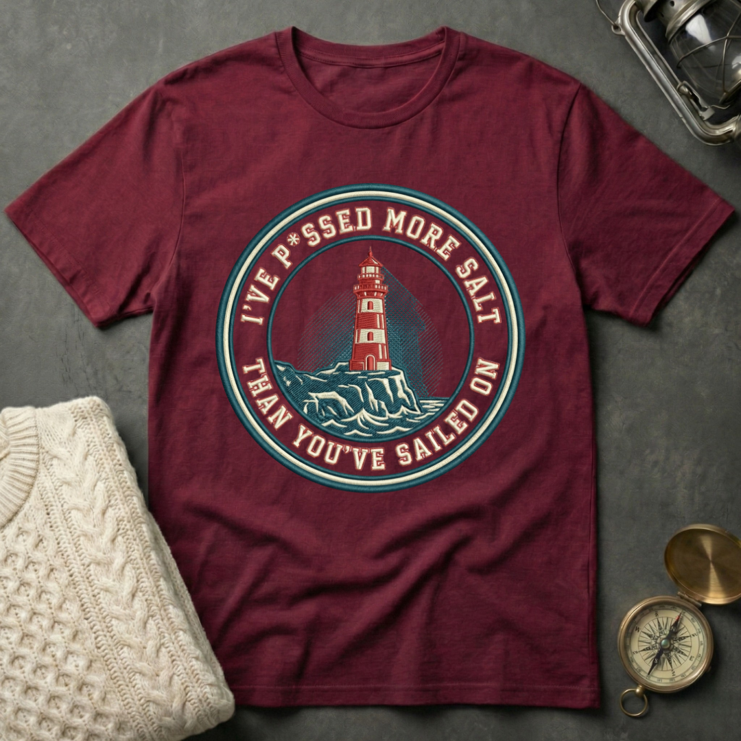 Salty Lighthouse Badge T-Shirt