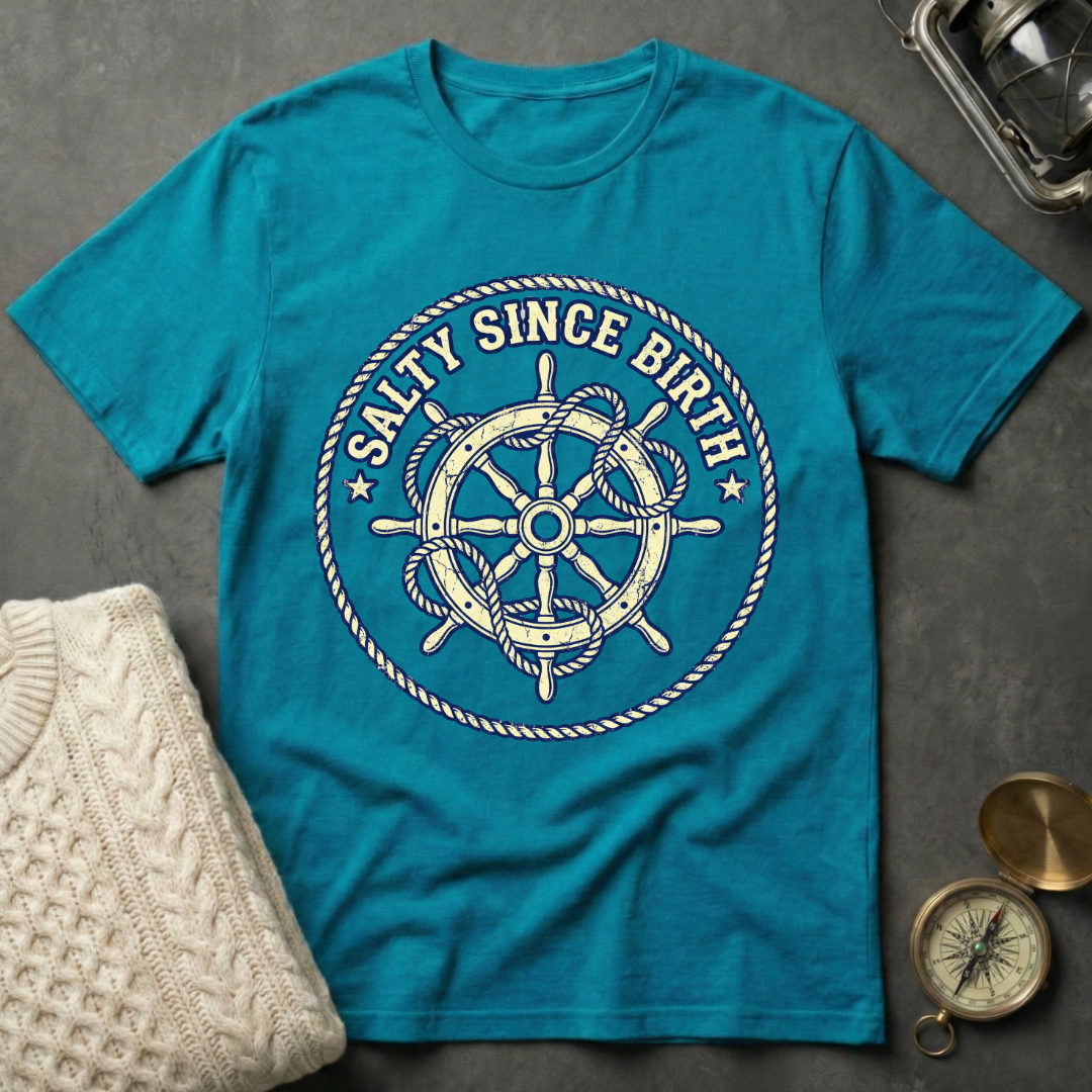 Salty Since Birth - Emblem T-Shirt