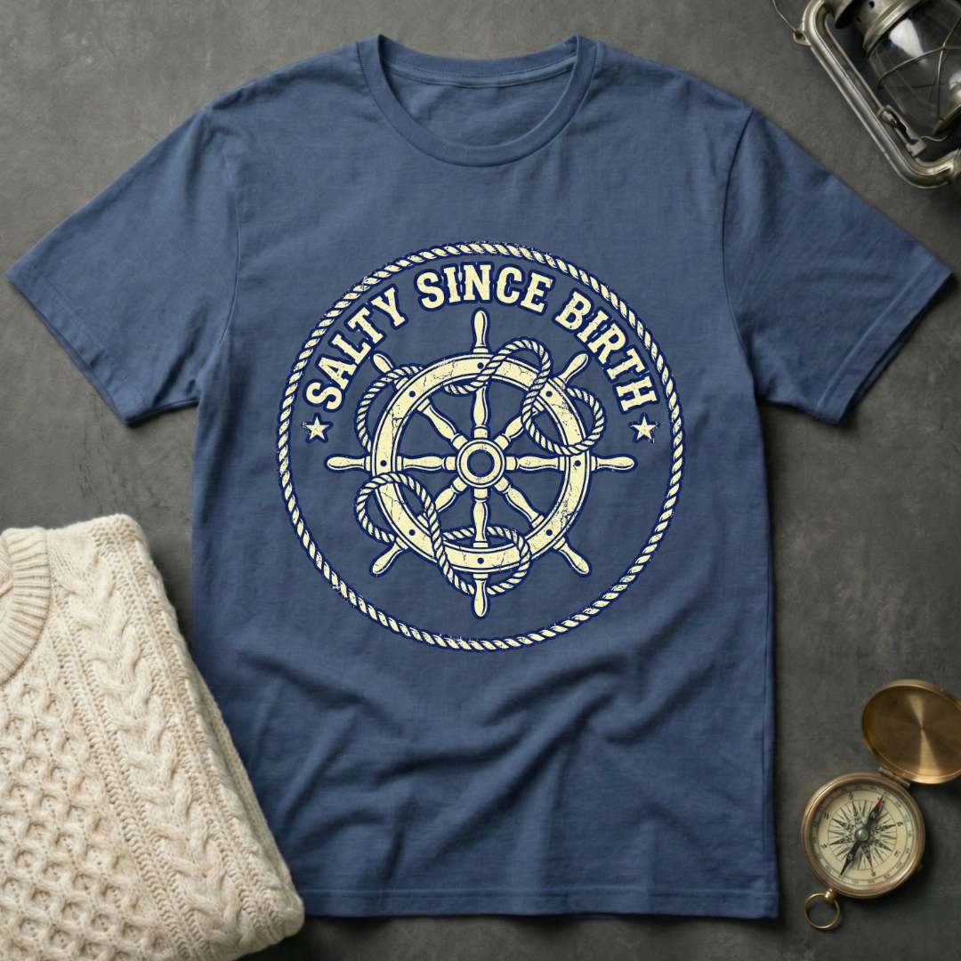 Salty Since Birth - Emblem T-Shirt