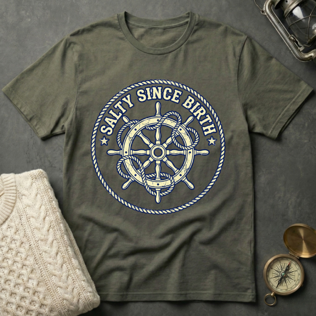 Salty Since Birth - Emblem T-Shirt
