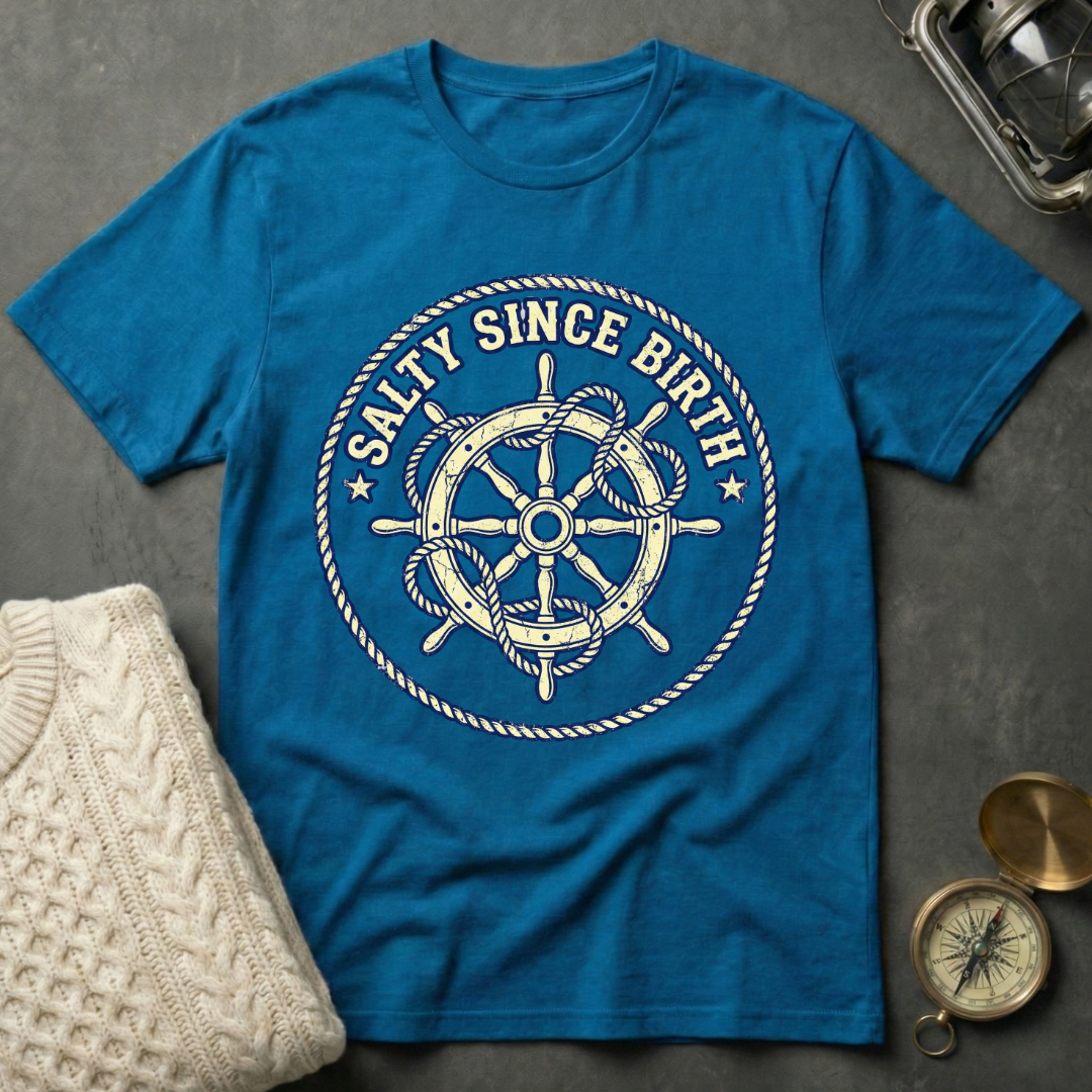 Salty Since Birth - Emblem T-Shirt