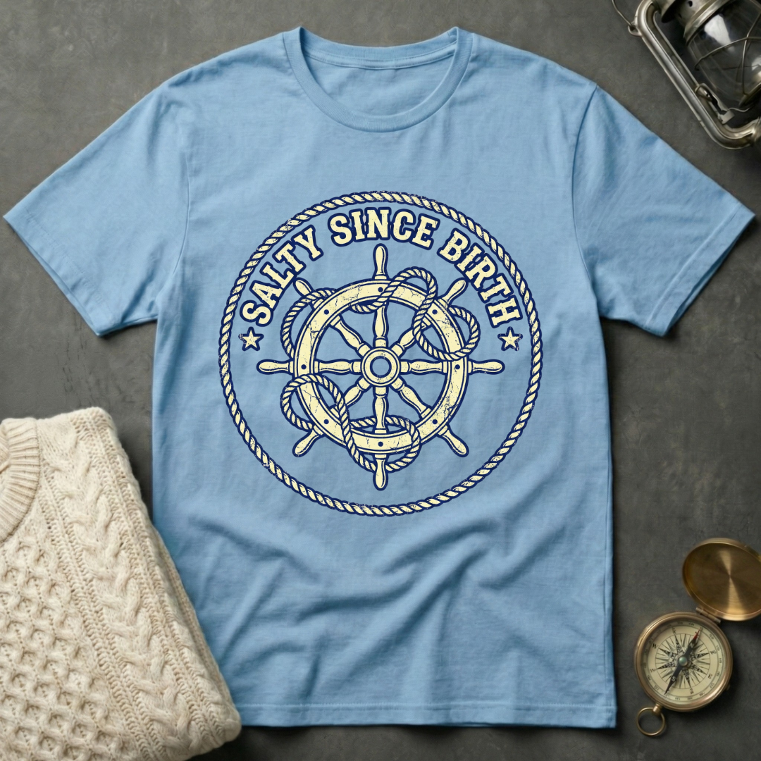 Salty Since Birth - Emblem T-Shirt