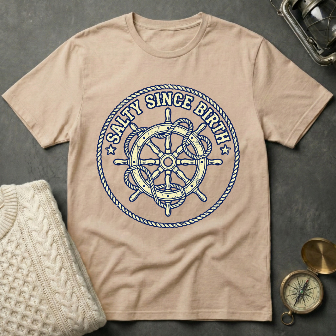 Salty Since Birth - Emblem T-Shirt