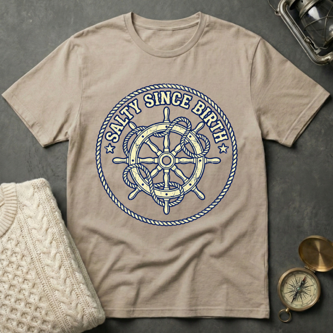 Salty Since Birth - Emblem T-Shirt