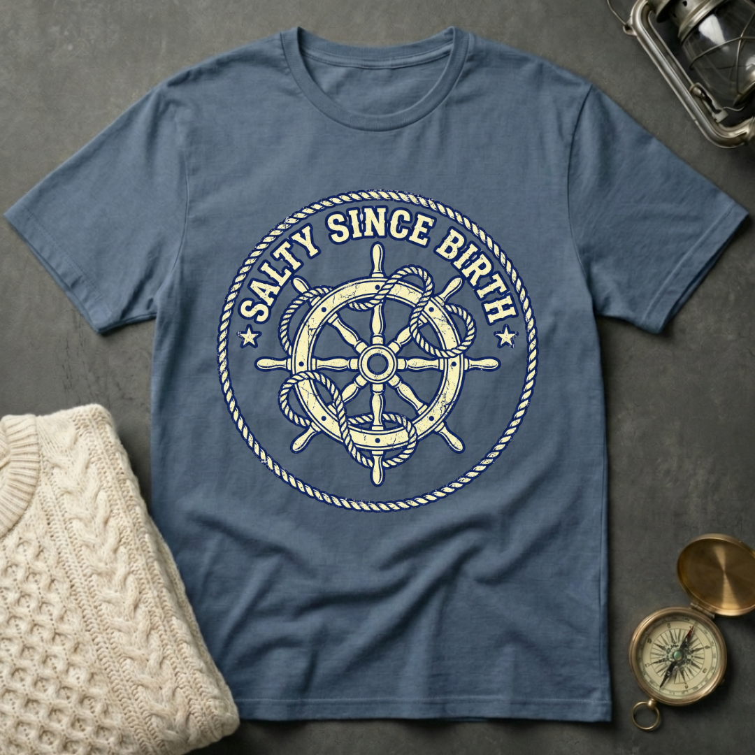 Salty Since Birth - Emblem T-Shirt